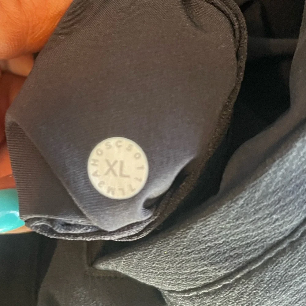 Lululemon Twill Chill 1/2 Zip jacket black size XL